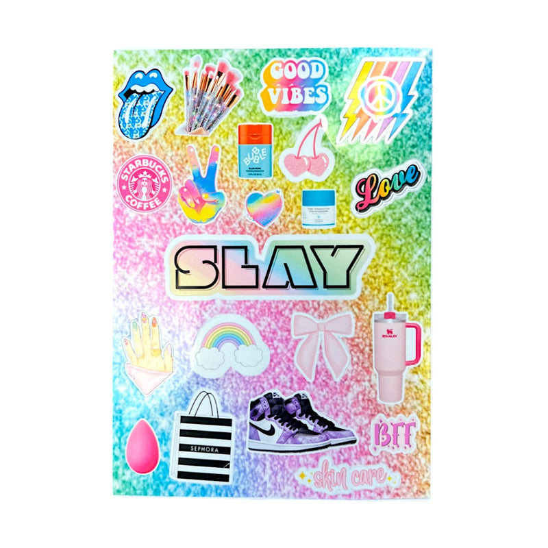Slay Collage Card with Stickers