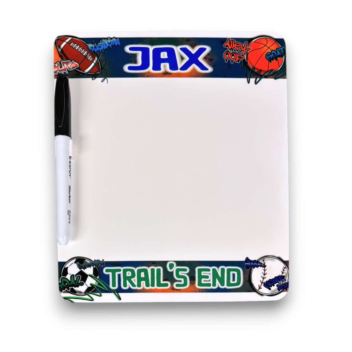 Street Sports Dry Erase Board - Bee Bee Designs