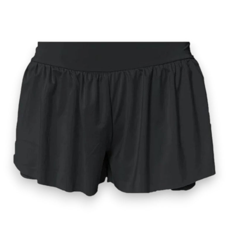Black Flowy Shorts
