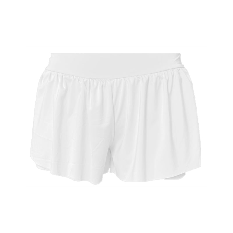 White Flowy Shorts
