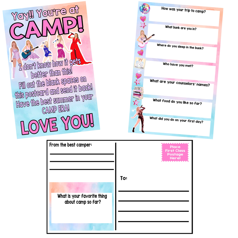Swifties First Letter to Camp