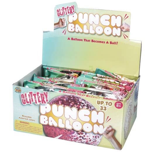 Glitter Punch Balloon - Bee Bee Designs
