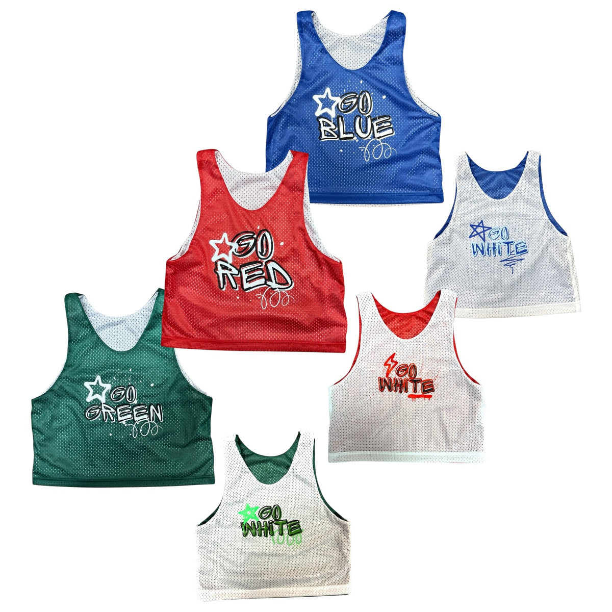 Graffiti Go Team Reversible Pinnie