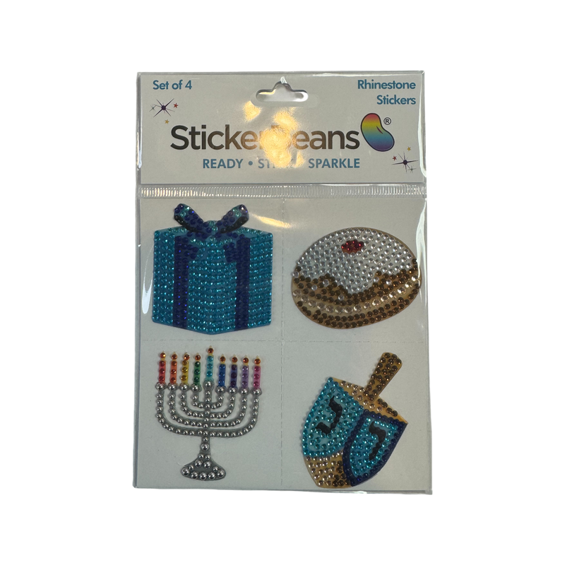 Chanukah Stickerbean Set of 4