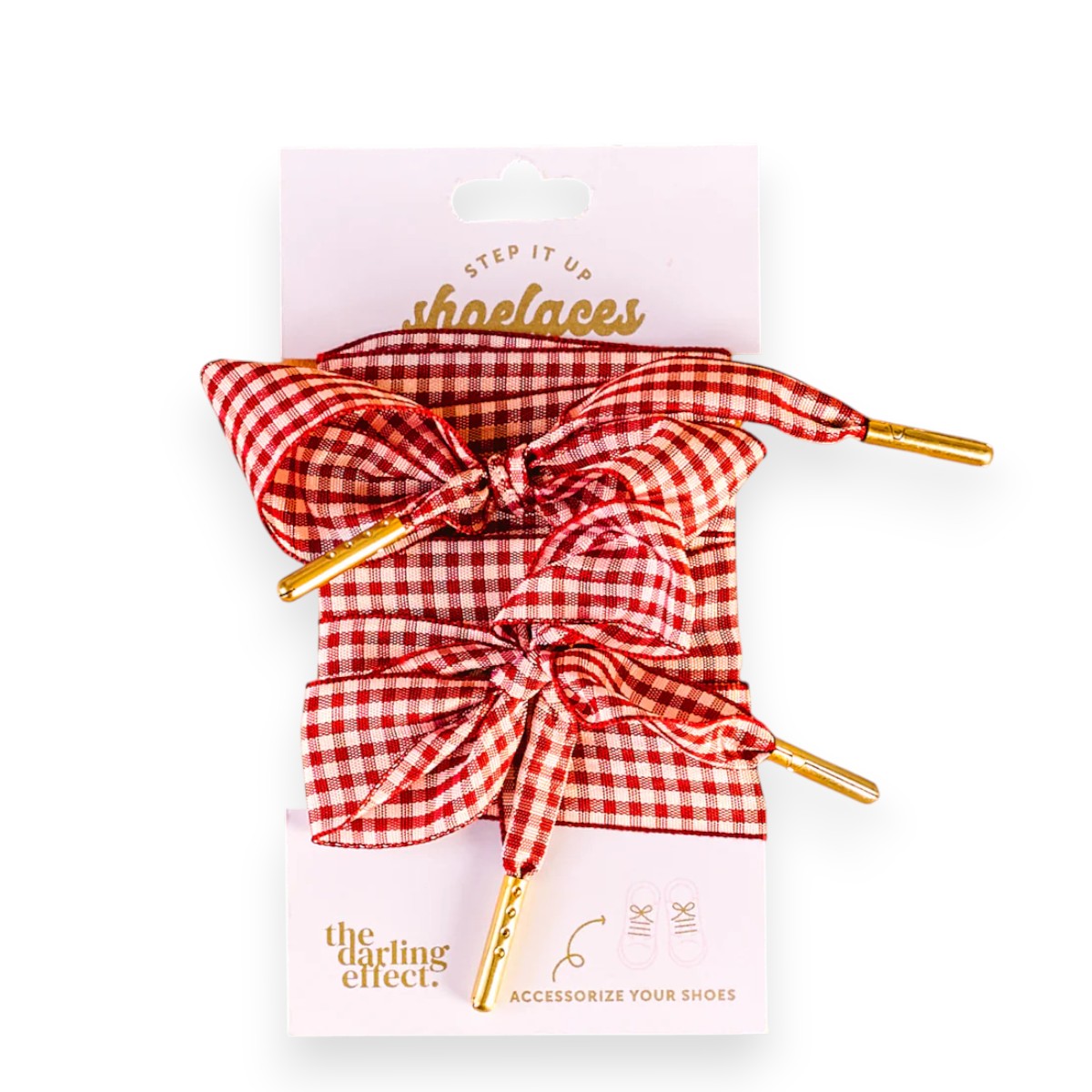 Gingham Color War Shoelaces