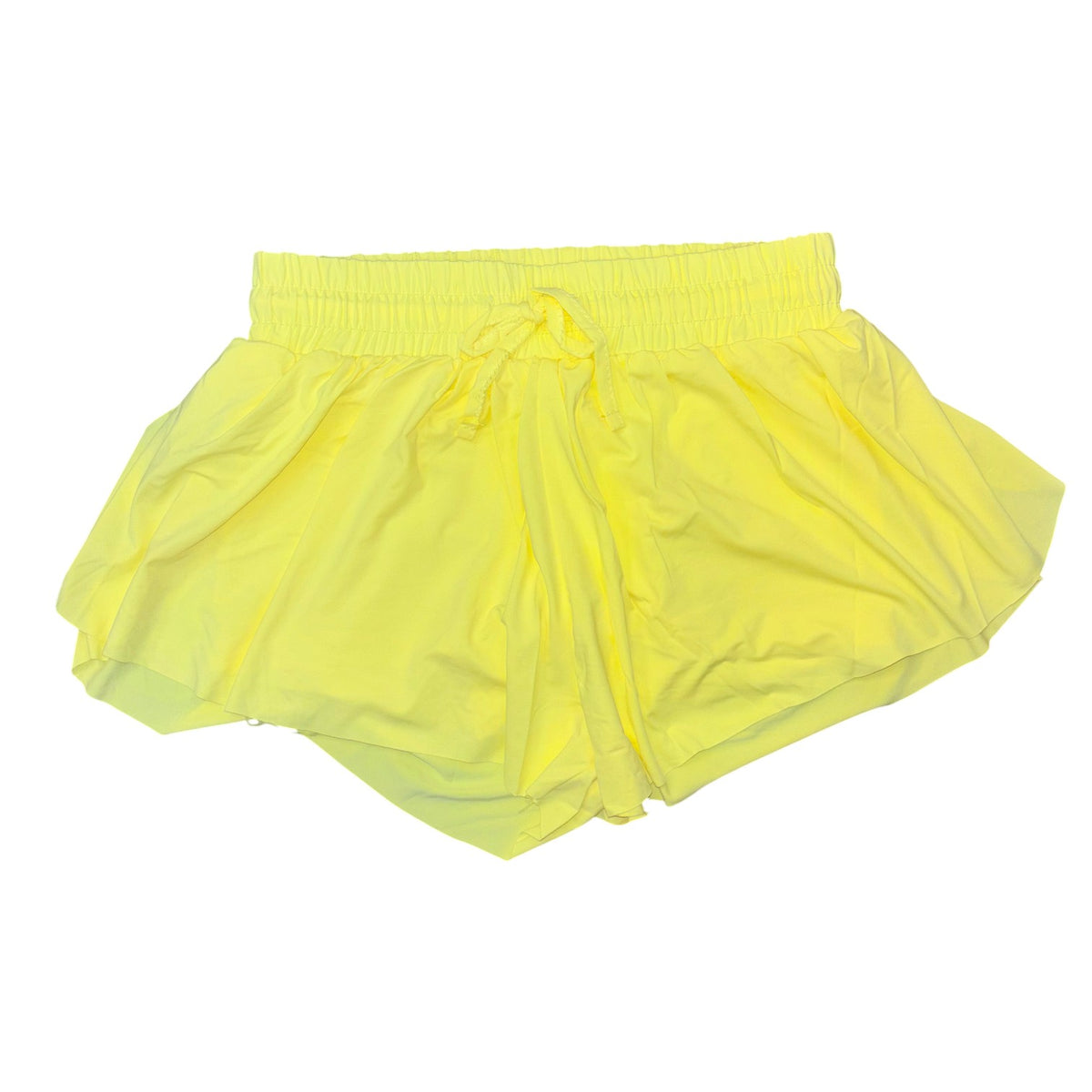 Yellow Flyaway Shorts