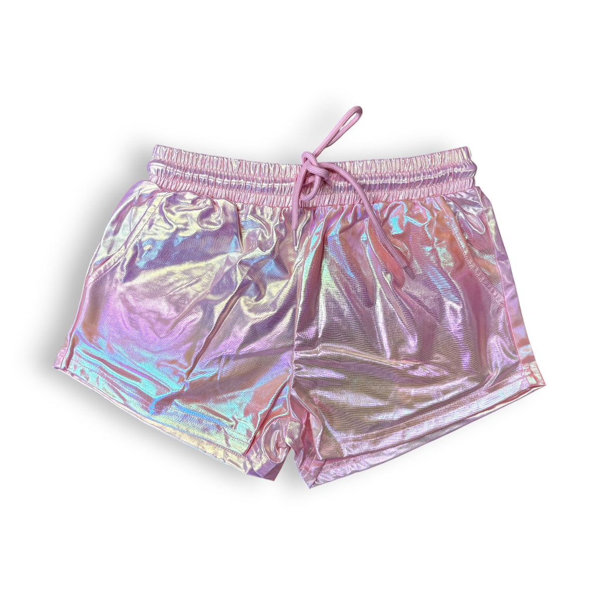 Pretty in Pink Metallic Shorts