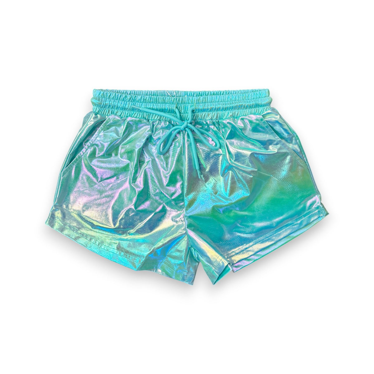 Mint to Shine Metallic Shorts