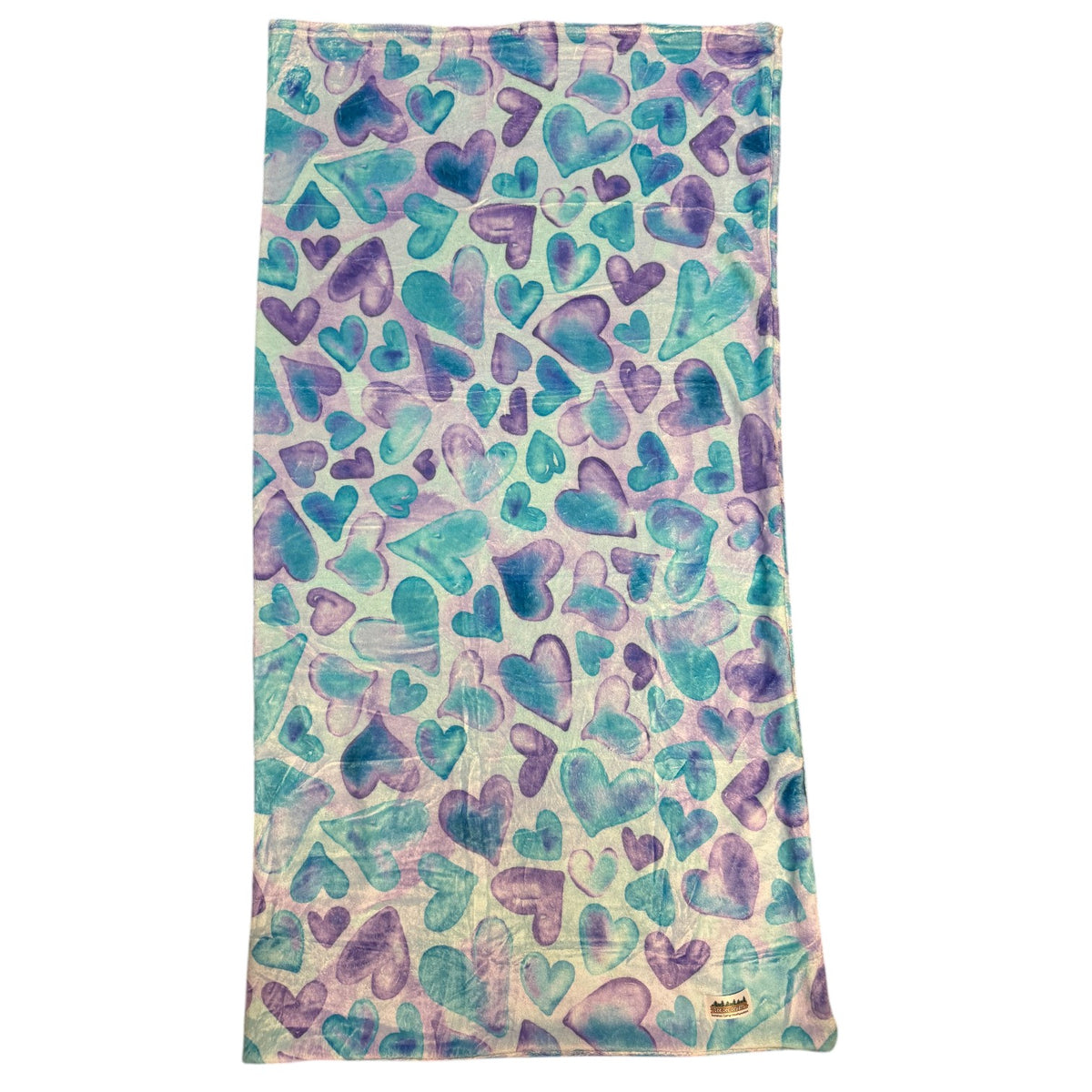 Watercolor Hearts Camp Sleep Sack