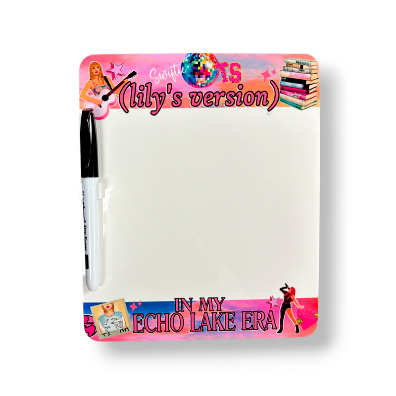 Cruel Summer Taylor Swift Dry Erase Board