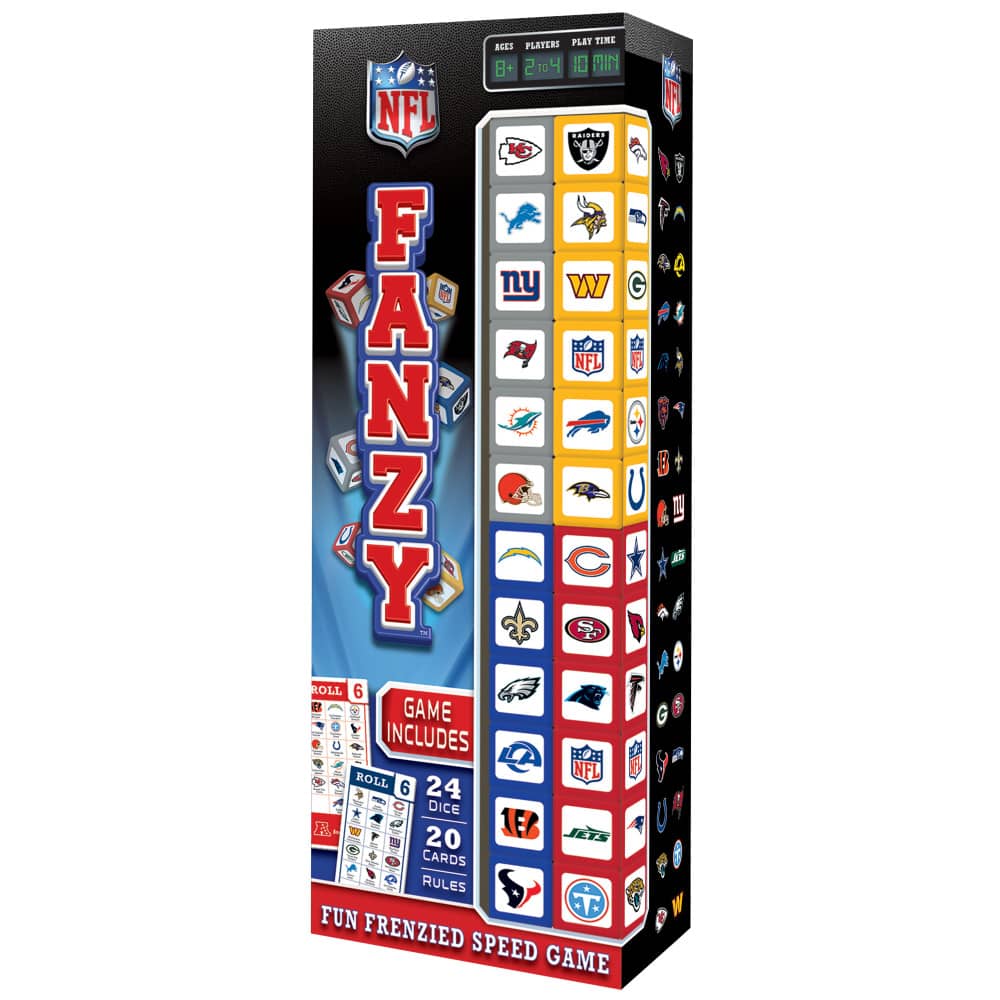 NFL Fanzy dice game box