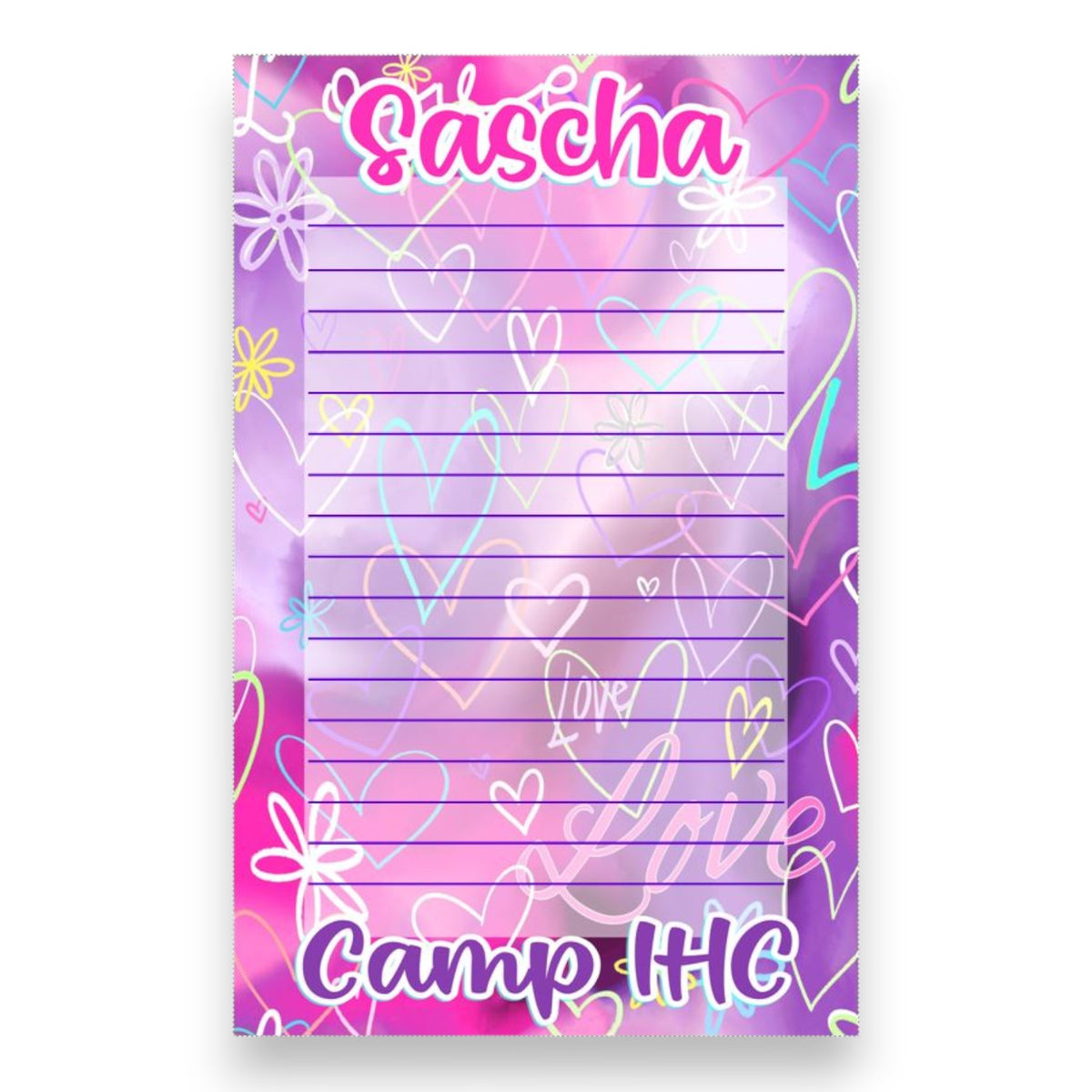 Love Sprinkles Lined Camp Stationery Camp Notecards – letters FROM camp notecards (8 cards + 8 envelopes) for sleepaway/overnight camp by Bee Bee Designs