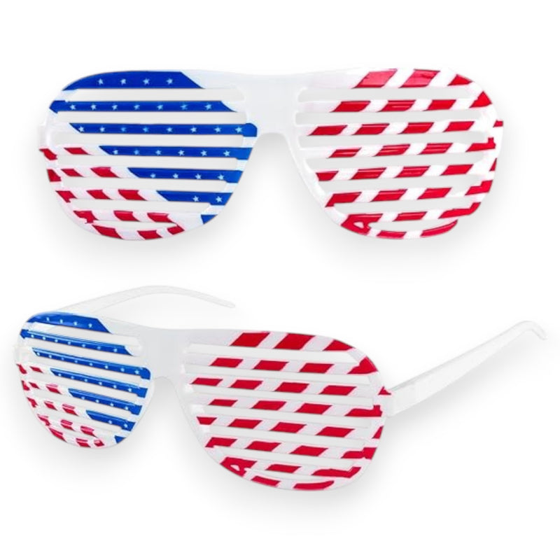 July 4th Shutter Glasses