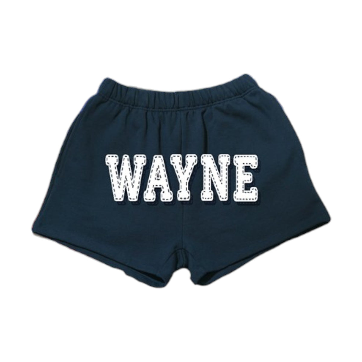 Camp Stitch Font Lounge Shorts - Bee Bee Designs