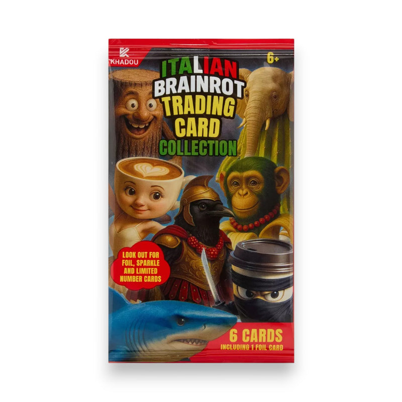 Italian Brainrot Trading Card Pack | Bee Bee Designs