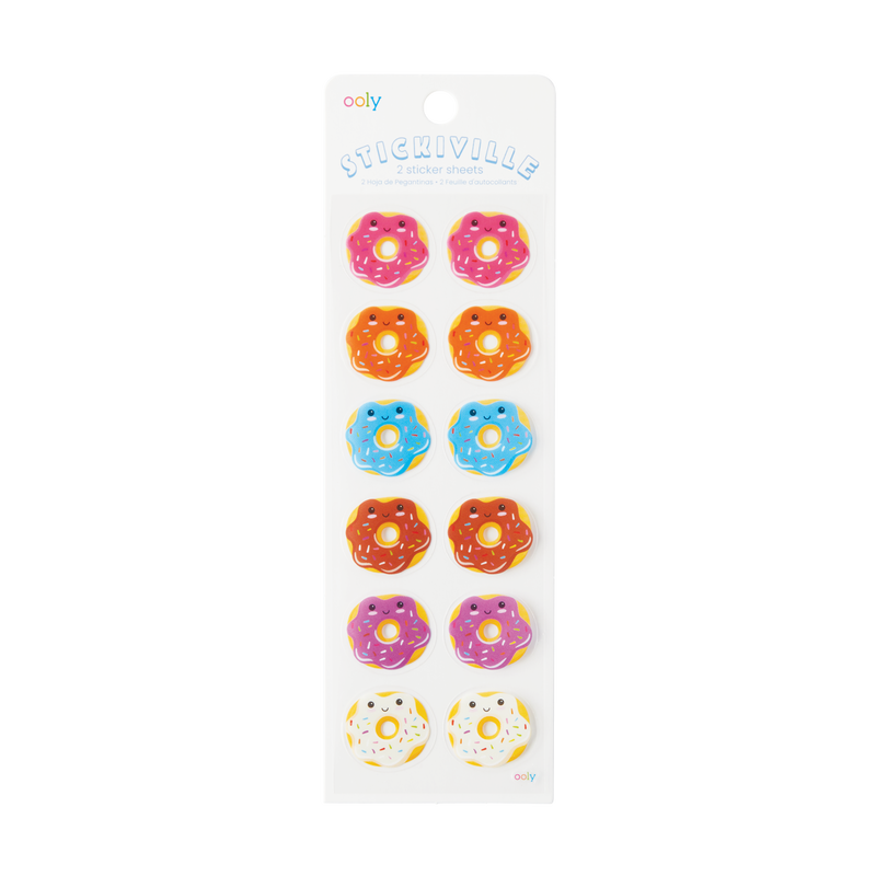 Stickiville Happy Donuts Stickers