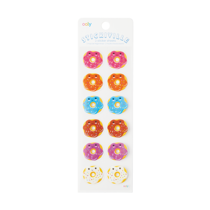 Stickiville Happy Donuts Stickers