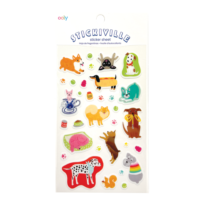 Stickiville Quirky Dogs Stickers - Bee Bee Designs
