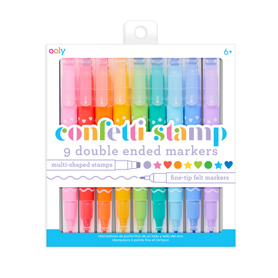 Confetti Stamp Double Ended Markers - Bee Bee Designs