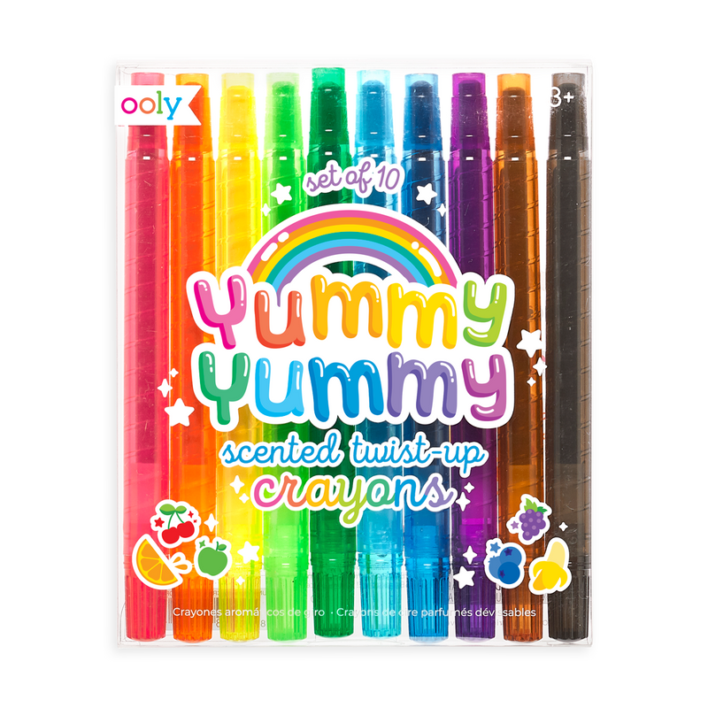 Yummy Yummy Scented Twist Up Crayons