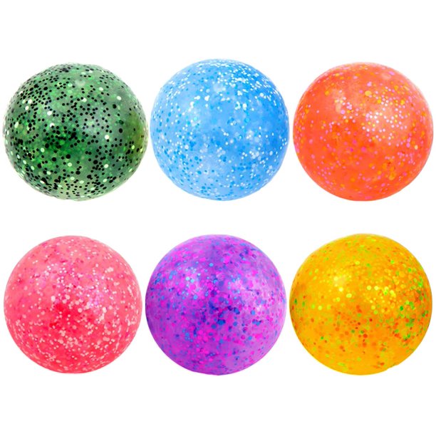 Glitter Gumball Stress Ball