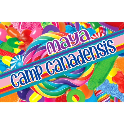 Candy Collage Camp Poster - Bee Bee Designs