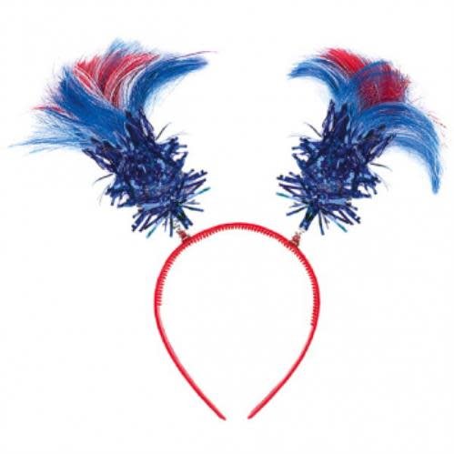 Red, White and Blue Ponytail Headband