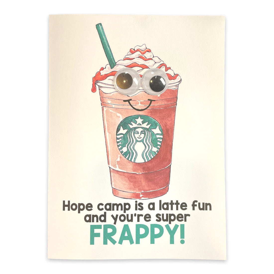 Frap Wiggly Eye Card - Bee Bee Designs