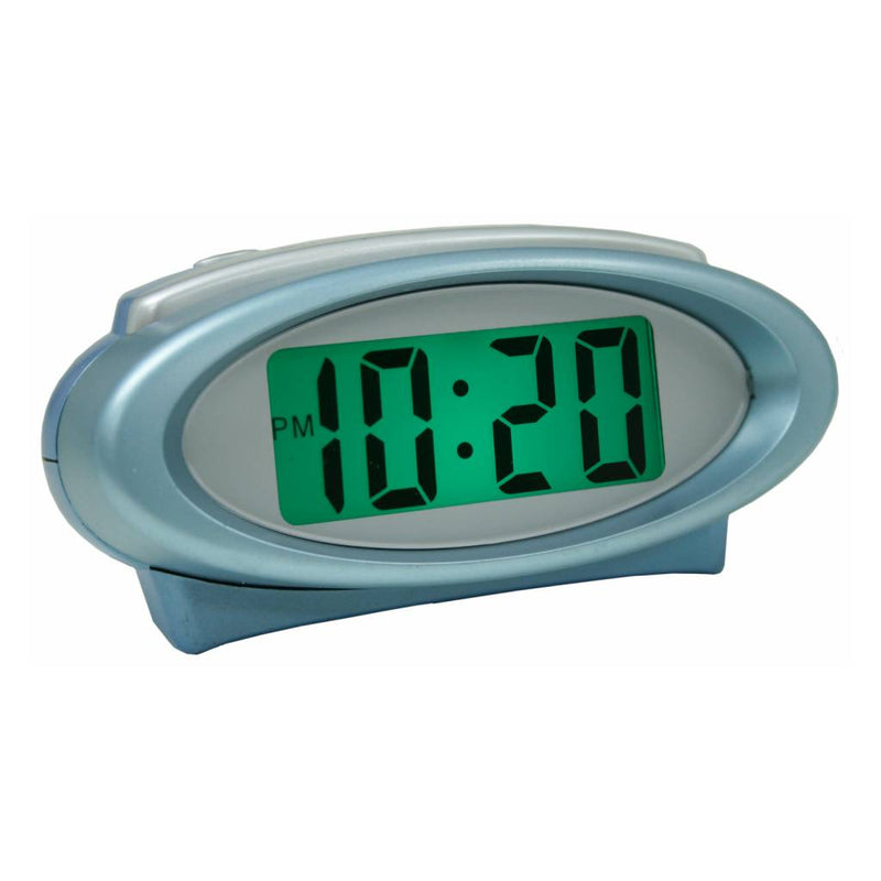 LCD Oval Digital Clock