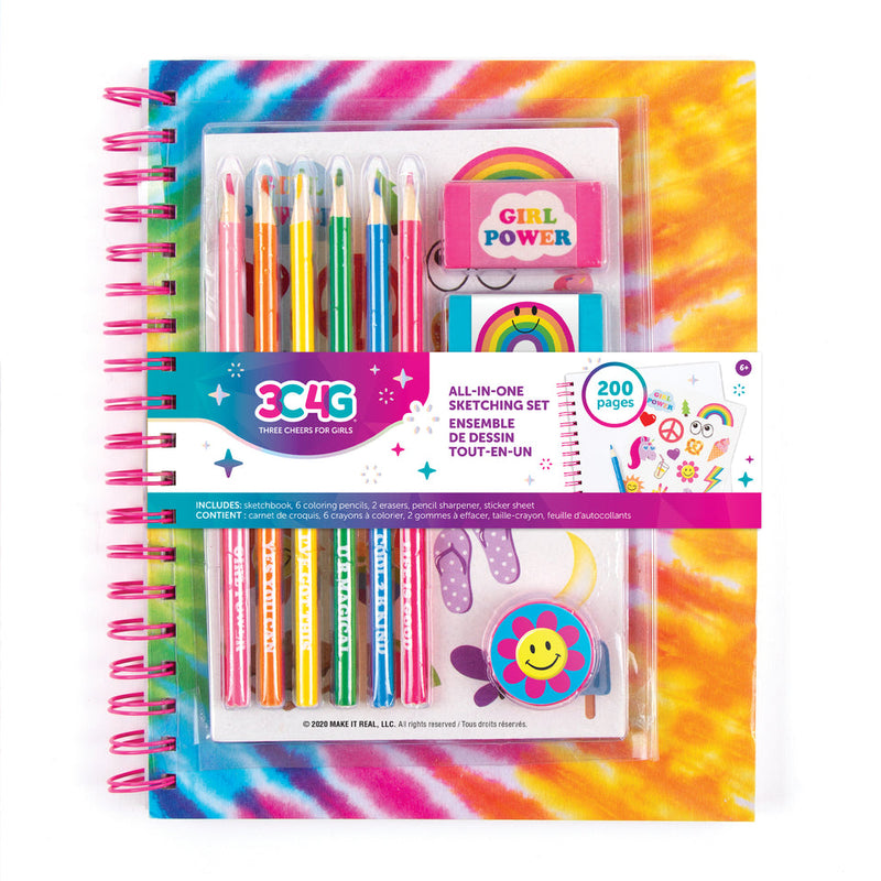 All in One Tie Dye Sketching Set