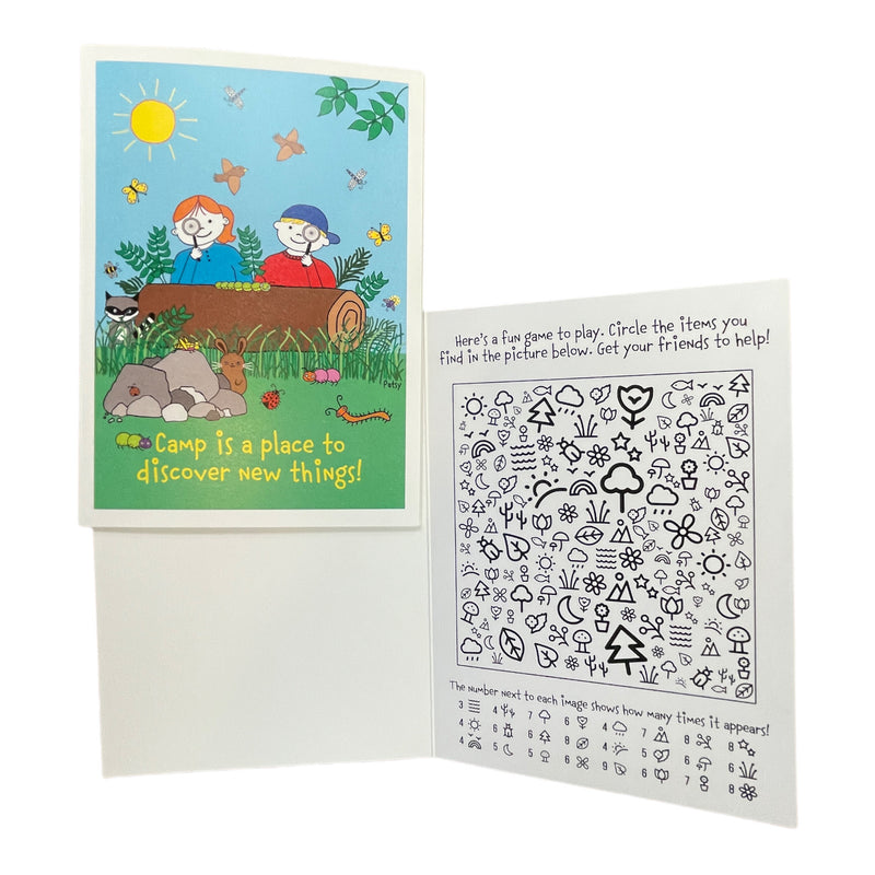 Discover New Things Camp Activity Card