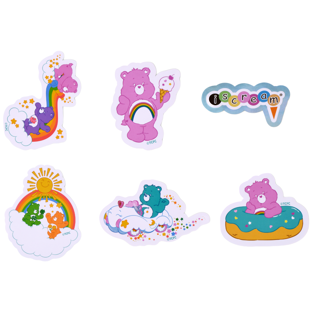 Classic Care Bears Sticker Set - Bee Bee Designs