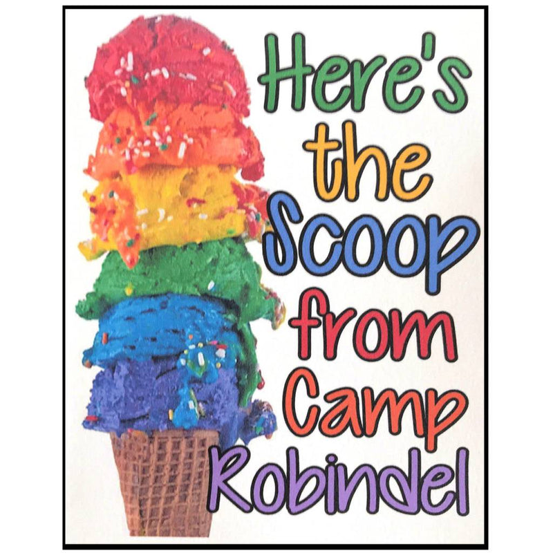 Colorful Scoops Notecards