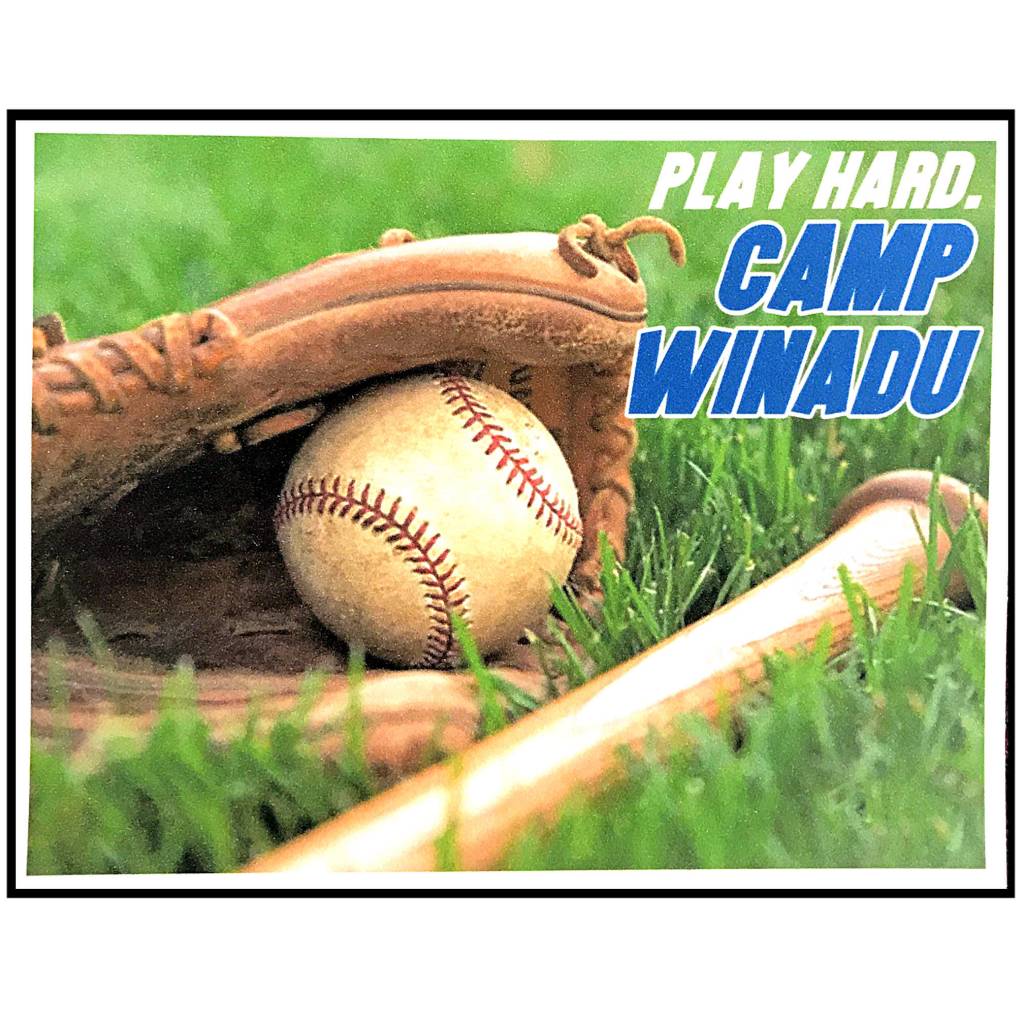 Baseball Notecards Camp Notecards – letters FROM camp notecards (8 cards + 8 envelopes) for sleepaway/overnight camp by Bee Bee Designs