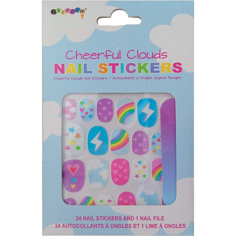 Cheerful Clouds Nail Stickers