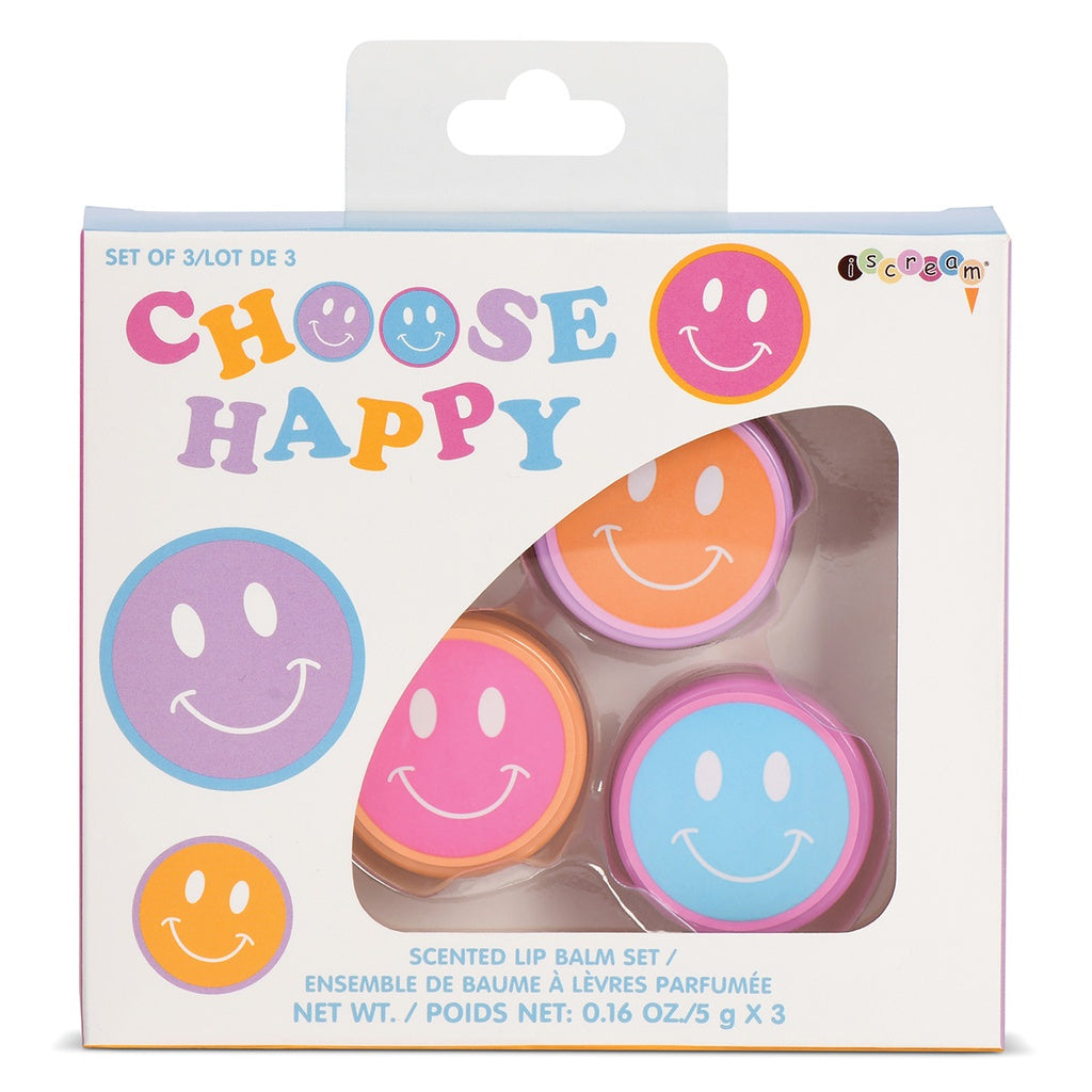 Choose Happy Lip Balm Trio - Bee Bee Designs
