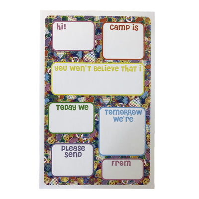Peace, Love, Happiness Tie Dye Fill-In Notepad - Bee Bee Designs