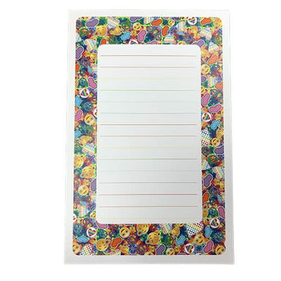 Peace, Love, Happiness Tie Dye Lined Notepad
