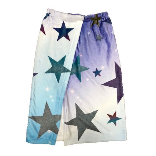 Glitter Star Towel Wrap