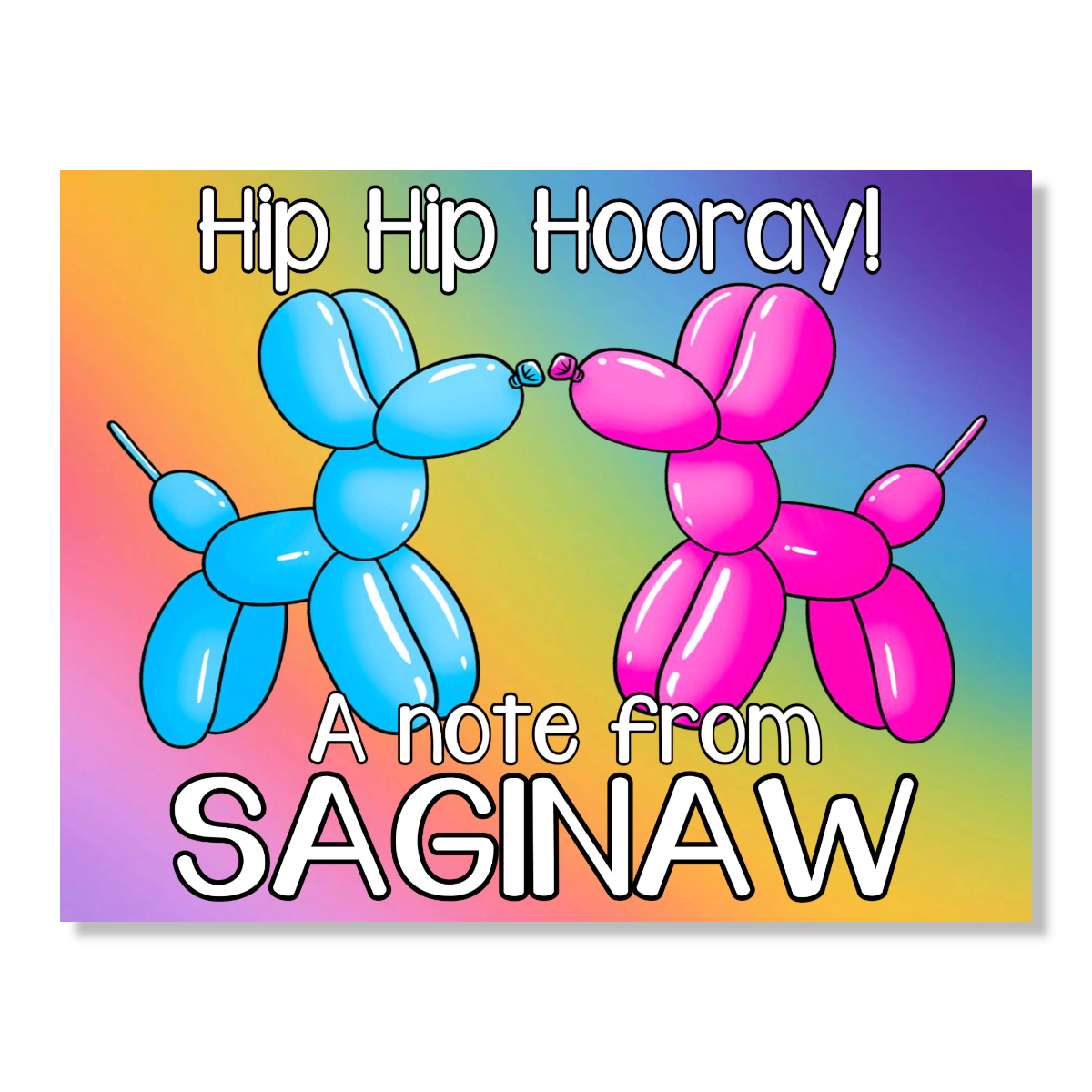 Balloon Dogs Notecards Camp Notecards – letters FROM camp notecards (8 cards + 8 envelopes) for sleepaway/overnight camp by Bee Bee Designs