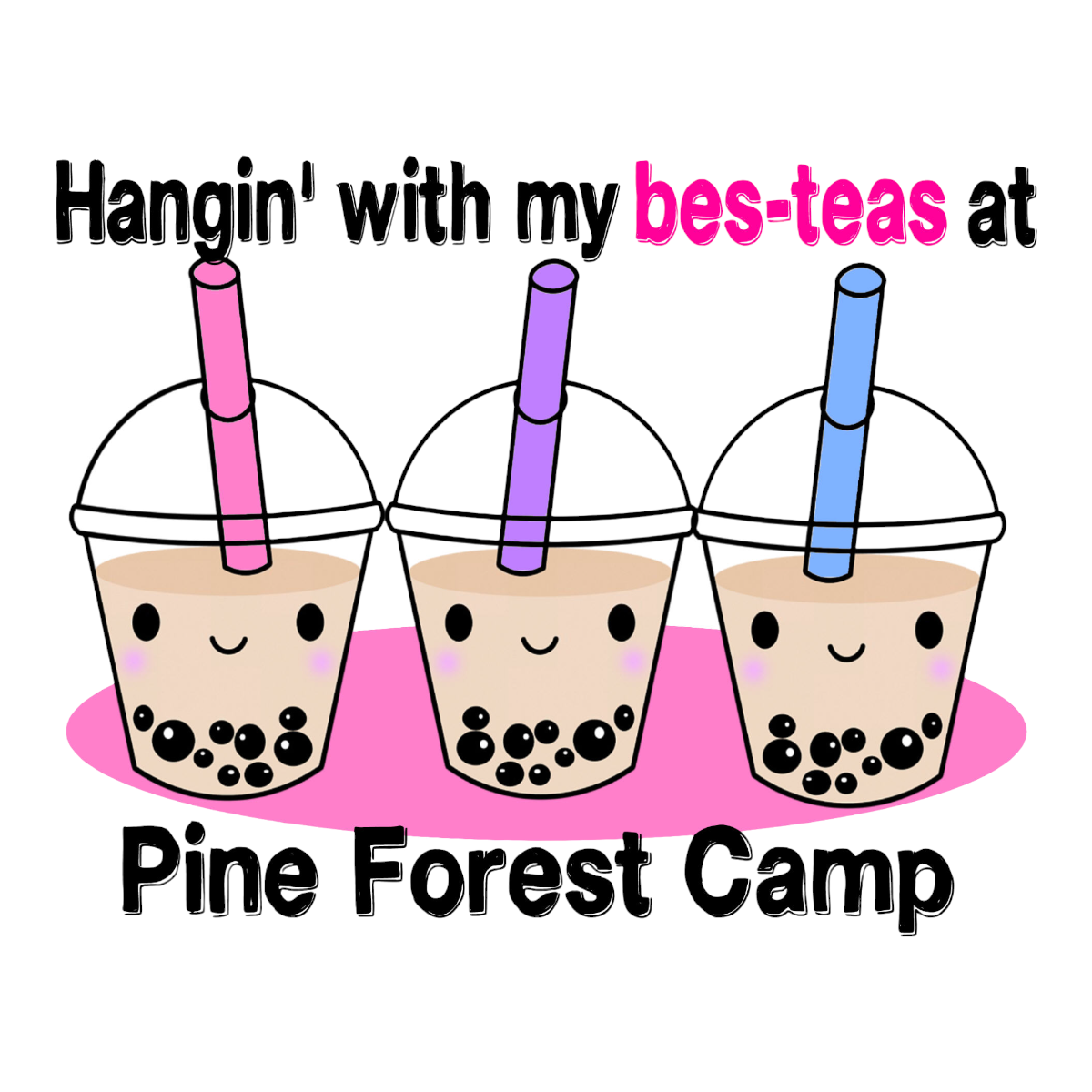 Bubble Tea Notecards Camp Notecards – letters FROM camp notecards (8 cards + 8 envelopes) for sleepaway/overnight camp by Bee Bee Designs