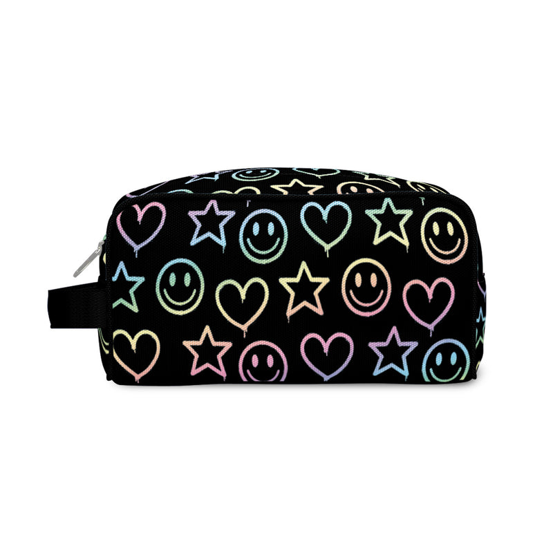 Ombre Outline Puffer Cosmetic Bag