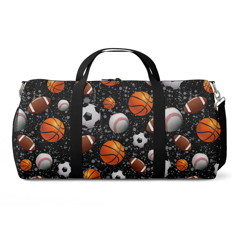 Sports Splatter Canvas Duffle Bag