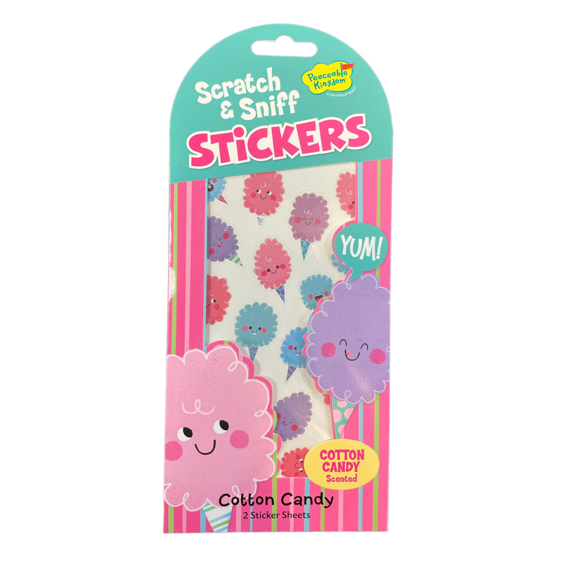 Scratch & Sniff Cotton Candy Stickers