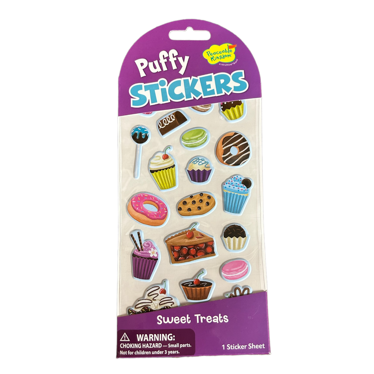 Sweet Treats Puffy Stickers - Bee Bee Designs
