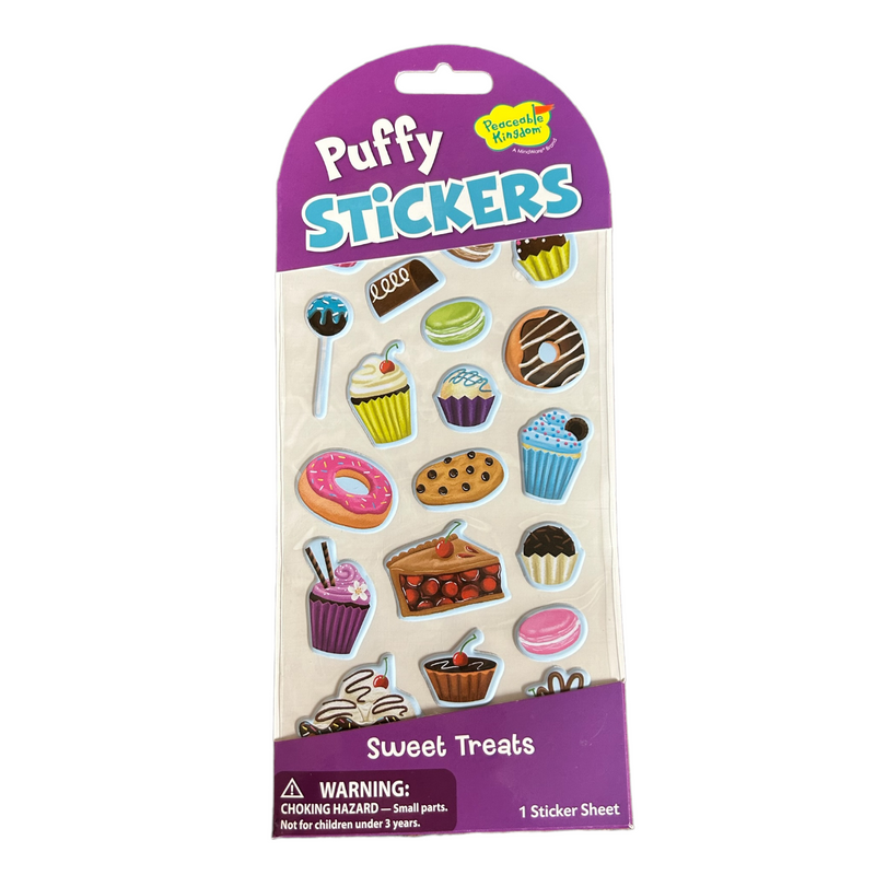 Sweet Treats Puffy Stickers