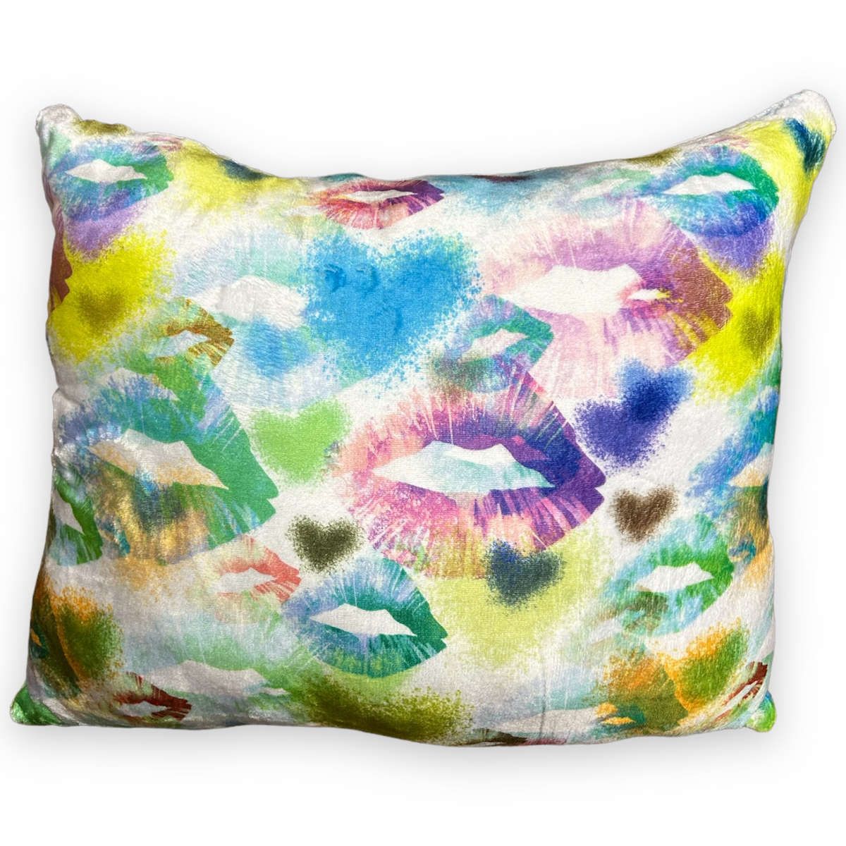 Sweet Lips Fuzzy Pillow - Bee Bee Designs