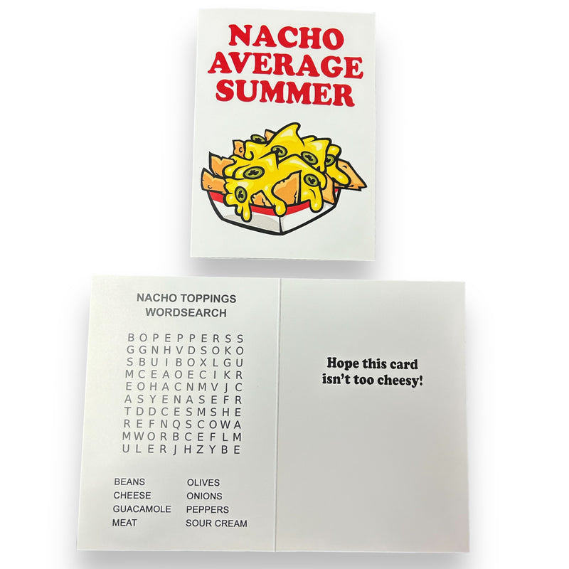 Nacho Average Summer Card