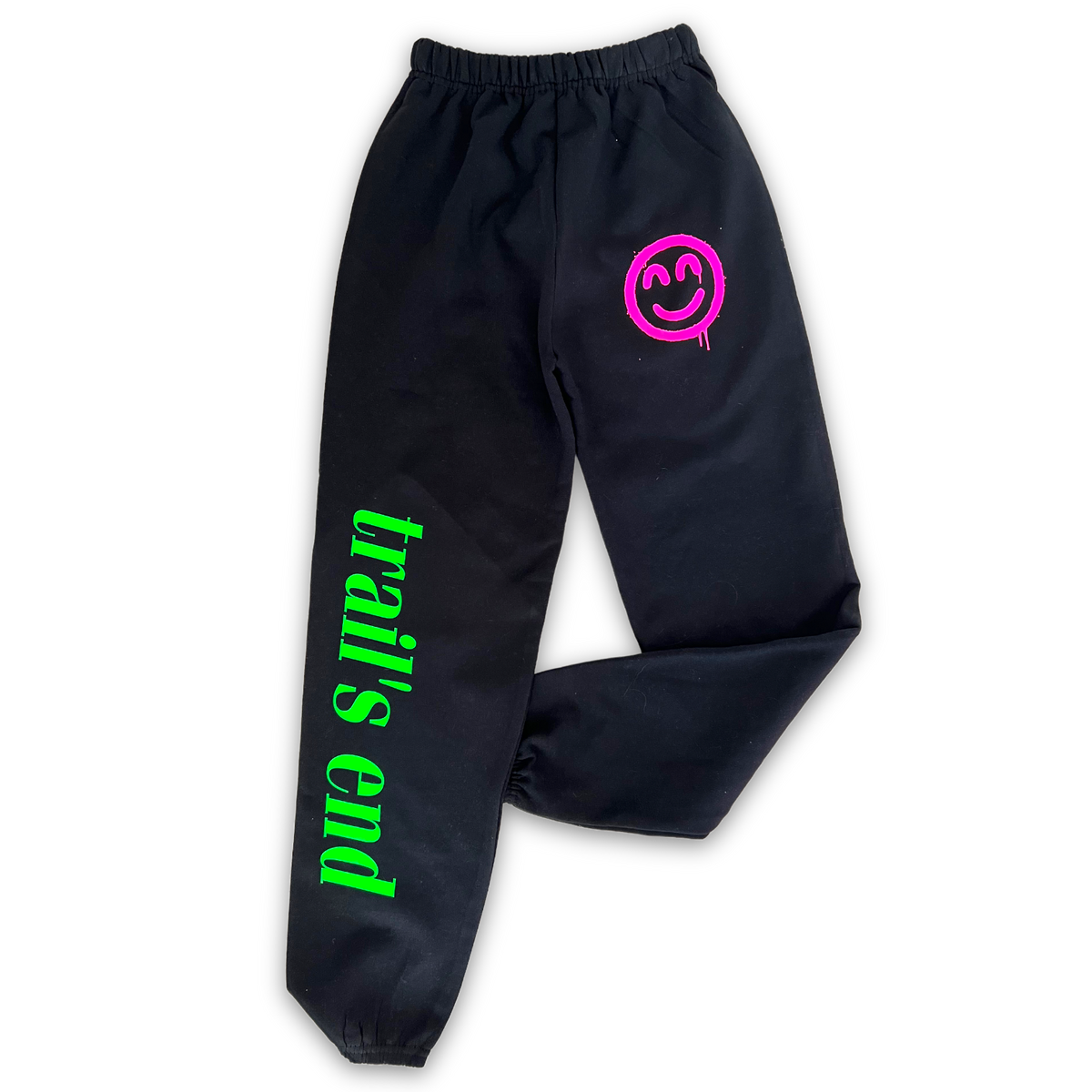 Good Vibes Dripping Smiley Sweatpants - Bee Bee Designs