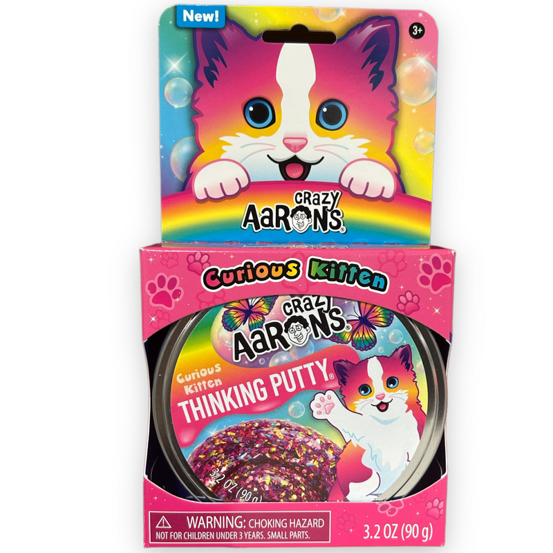 Curious Kitty Thinking Putty